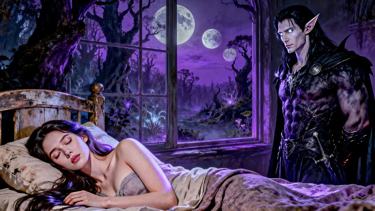 She Slept in the Mortal Realm Unaware—The Shadow Lord Crossed Realms Every Night to Watch Her
