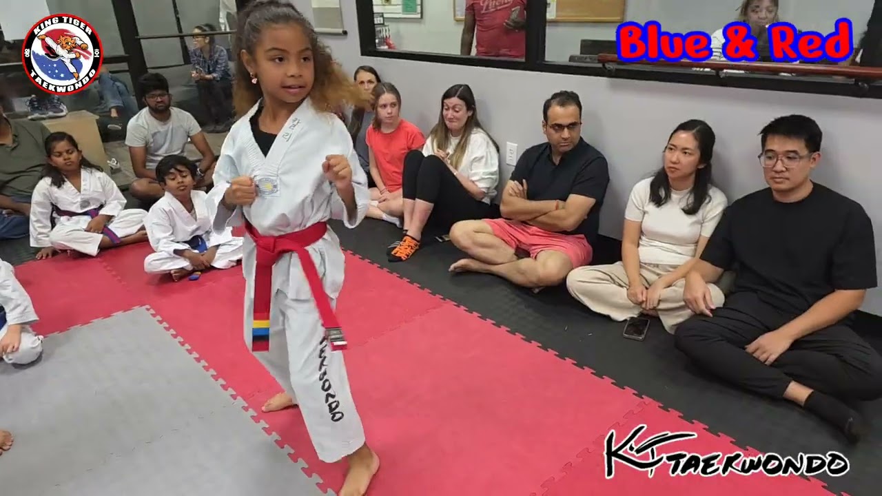 KT Taekwondo Belt promotion Test (Blue & Red) 2025.Oct