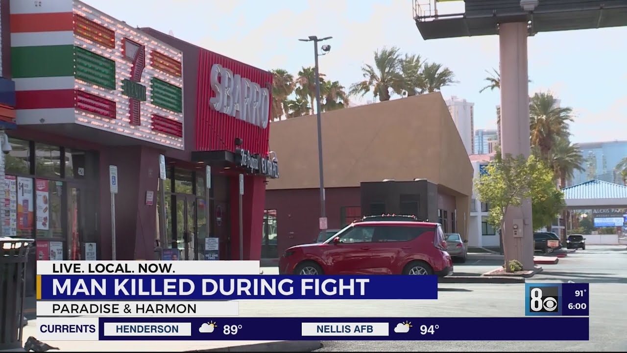 Man killed in fight east of Las Vegas Strip, police search for suspects