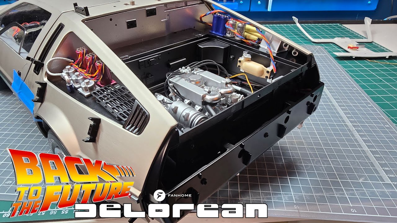 Соберите Delorean DMC «Назад в будущее» — наборы 17 и 18 — этапы 77–86