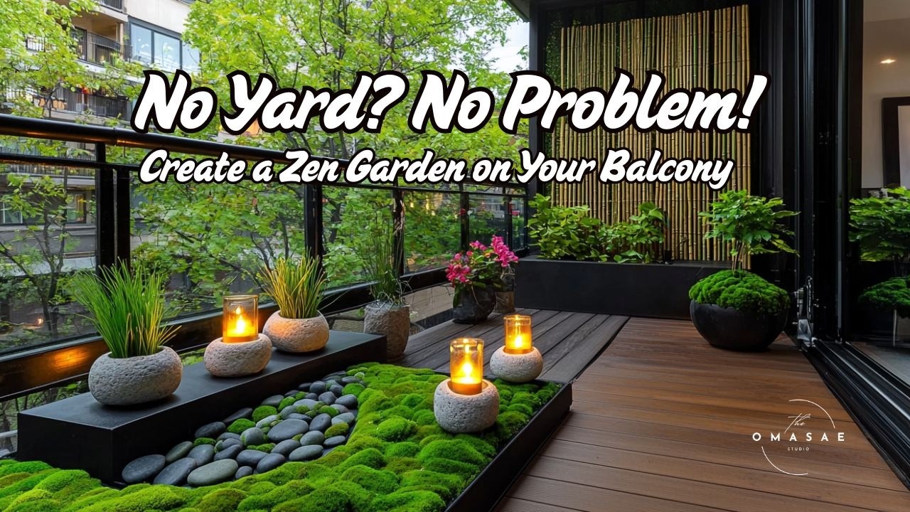 No Yard? No Problem! Create a Zen Garden on Your Balcony