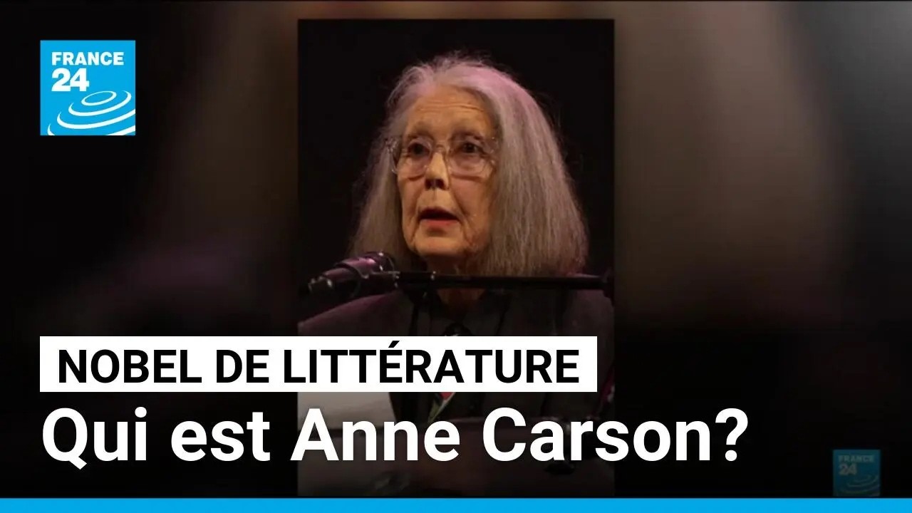 Qui est Anne Carson, laur&eacute;ate du prix Nobel de litt&eacute;rature ? &bull; FRANCE 24