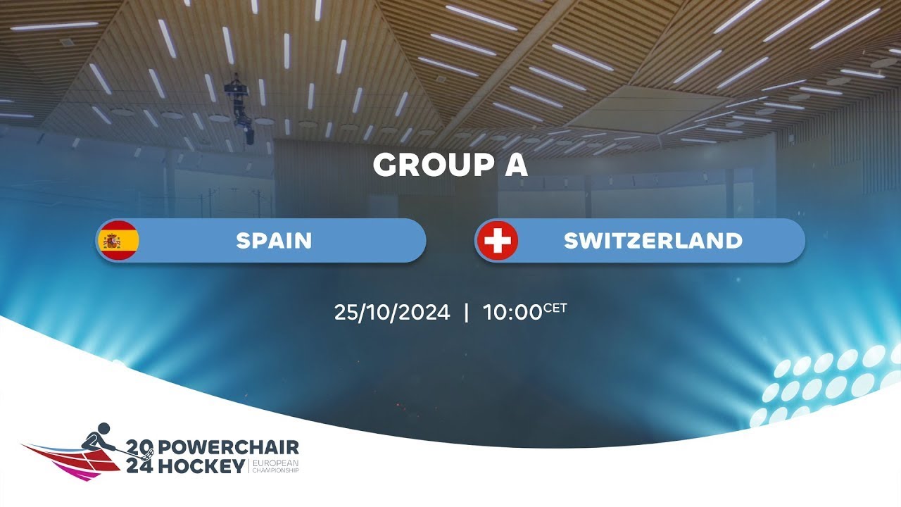 GROUP A | Spain - Switzerland / European Championship 2024, IPCH Powerchair Hockey