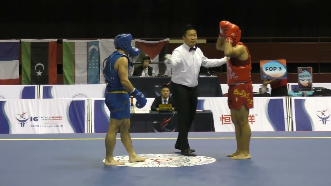 HYX 16th World Wushu Championships Sanda Men's 80KG - Mexico vs. Lebanon