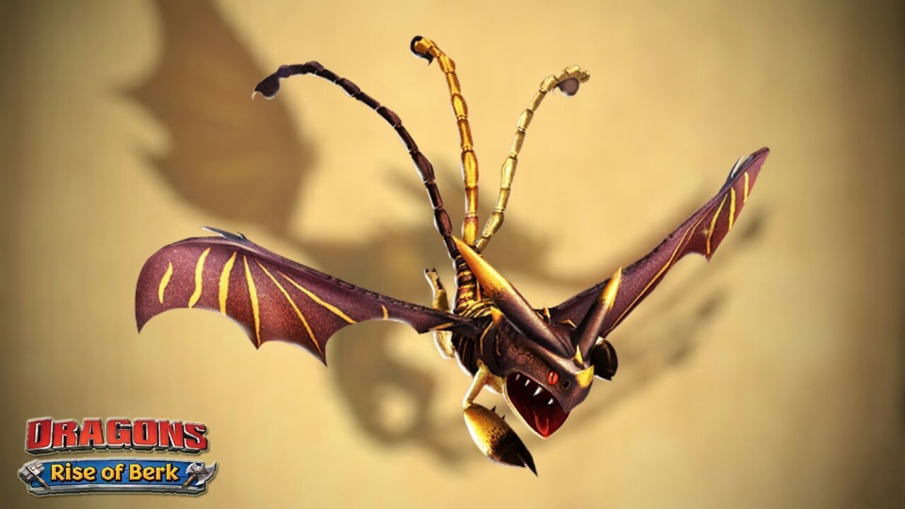 Sleuther, Max Level 124 - Unique Triple Stryke Dragon | Dragons: Rise of Berk