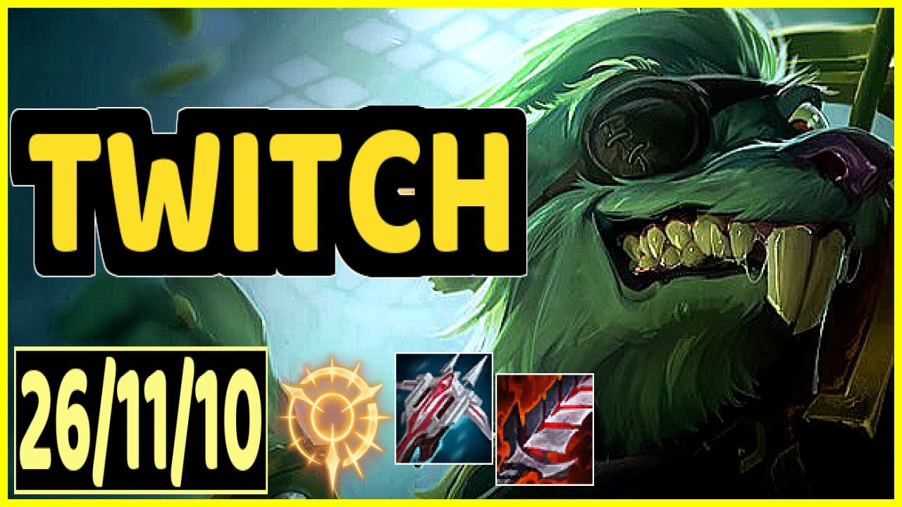 TWITCH VS BRAND - 26/11/10 KDA ADC GAMEPLAY
