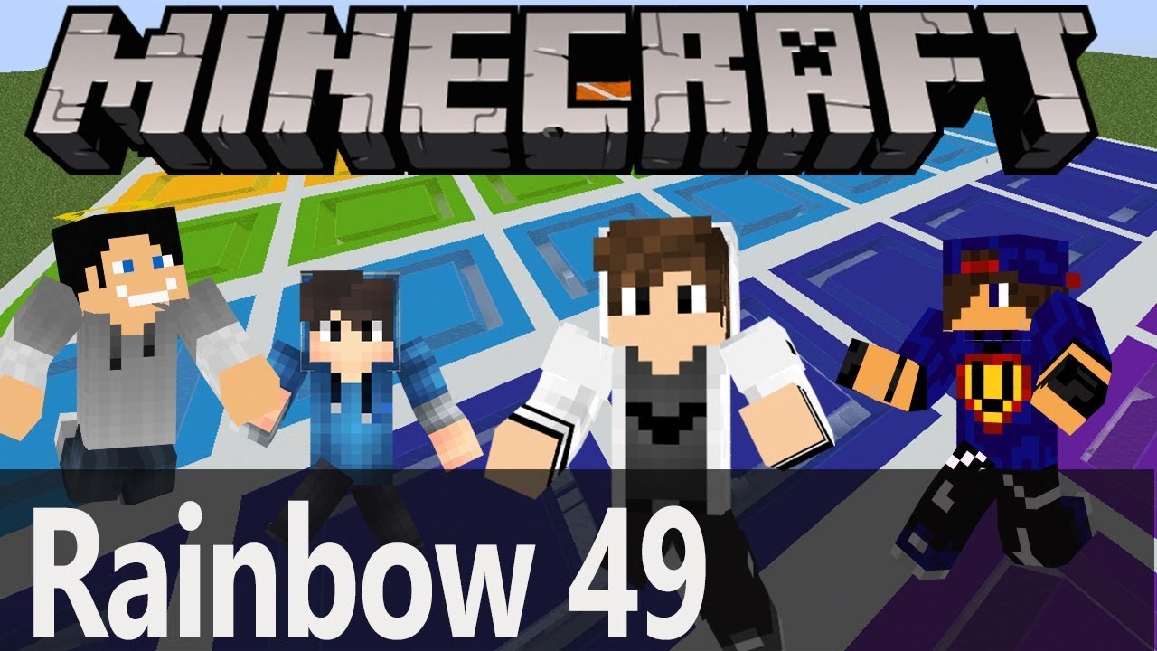 Minecraft: Rainbow 49  #03 w/ Undecided / GamerSpace / Happy