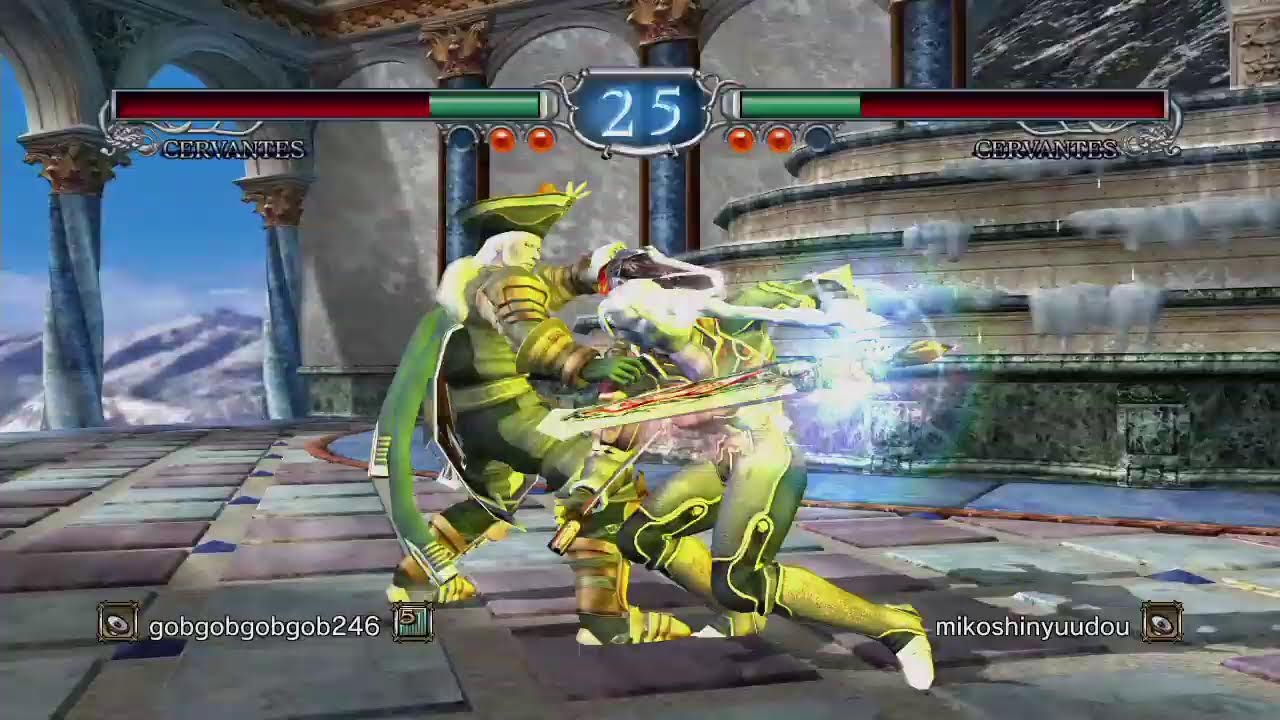 Gob vs ororon Soul Calibur 2 HD 対戦配信