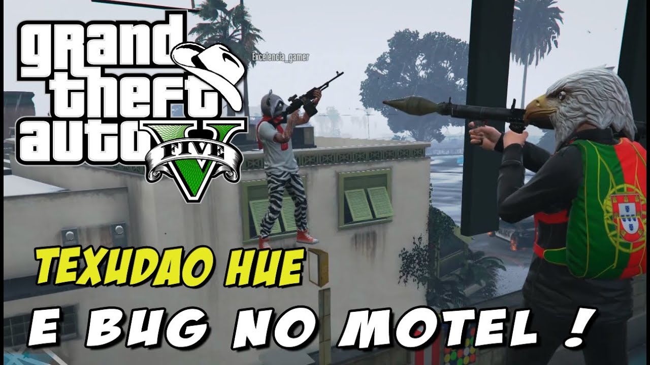 GTA 5 Online  - (PS4) Bug no Motel, Texudão HUE e 5 Estrelas