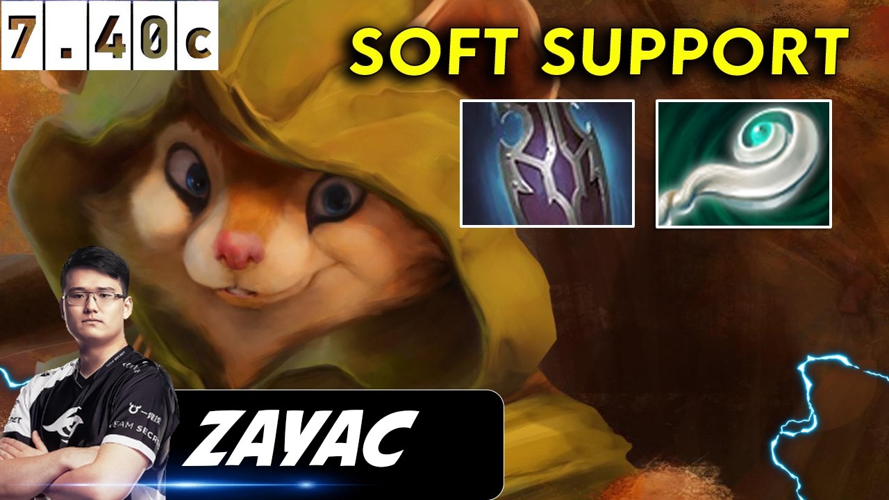 Zayac Hoodwink Soft Support - Dota 2 Patch 7.40c Pro Pub Full Gameplay