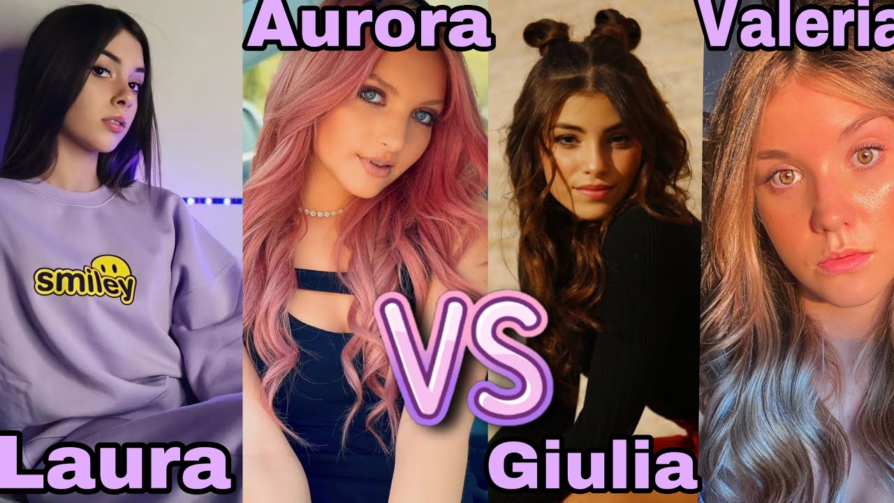 LAURA VS AURORA VS GIULIA IZZO VS VALERIA TIK TOK BATTLE❤️✨