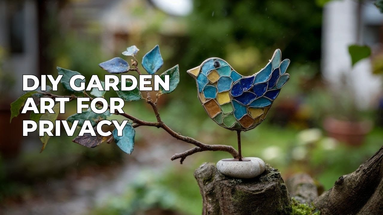 DIY Garden Art Projects | Practical Outdoor Decoration Ideas For Privacy Backyard Spaces