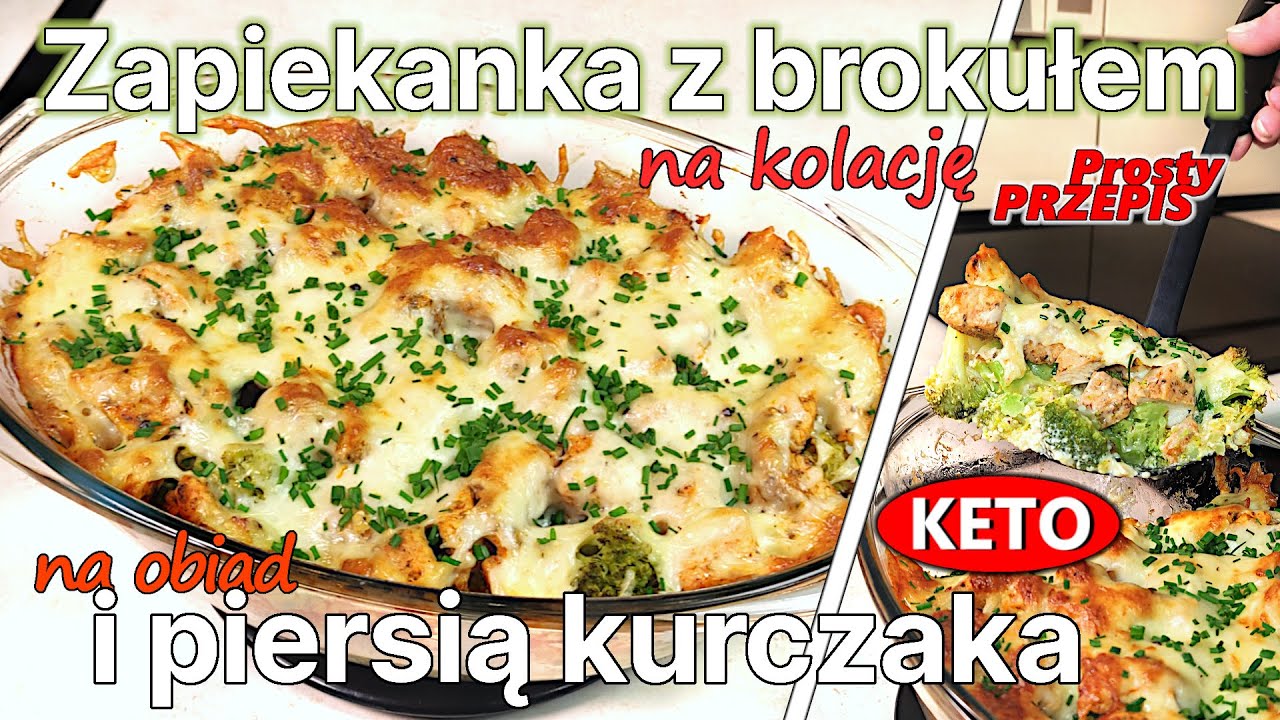 Jak zrobić zapiekankę z brokułem i piersią kurczaka - Przepis na zapiekankę z kurczakiem
