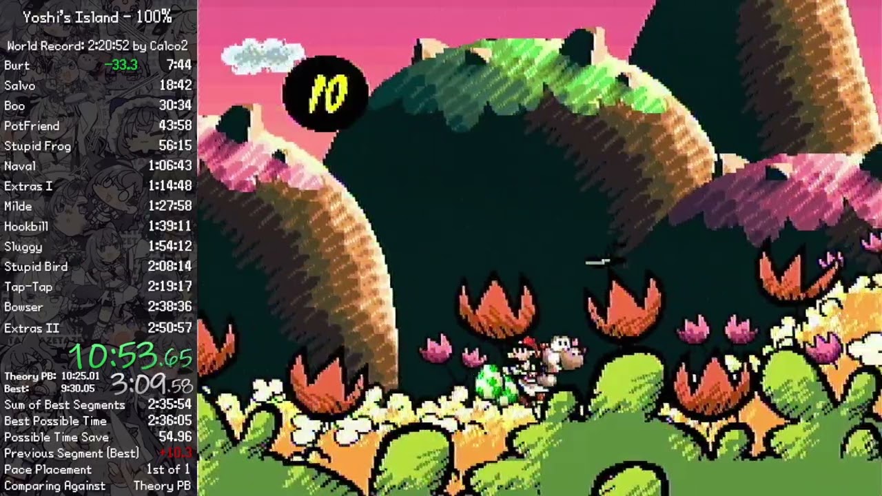 Yoshi's Island 100% in 2:32:58 (PB)
