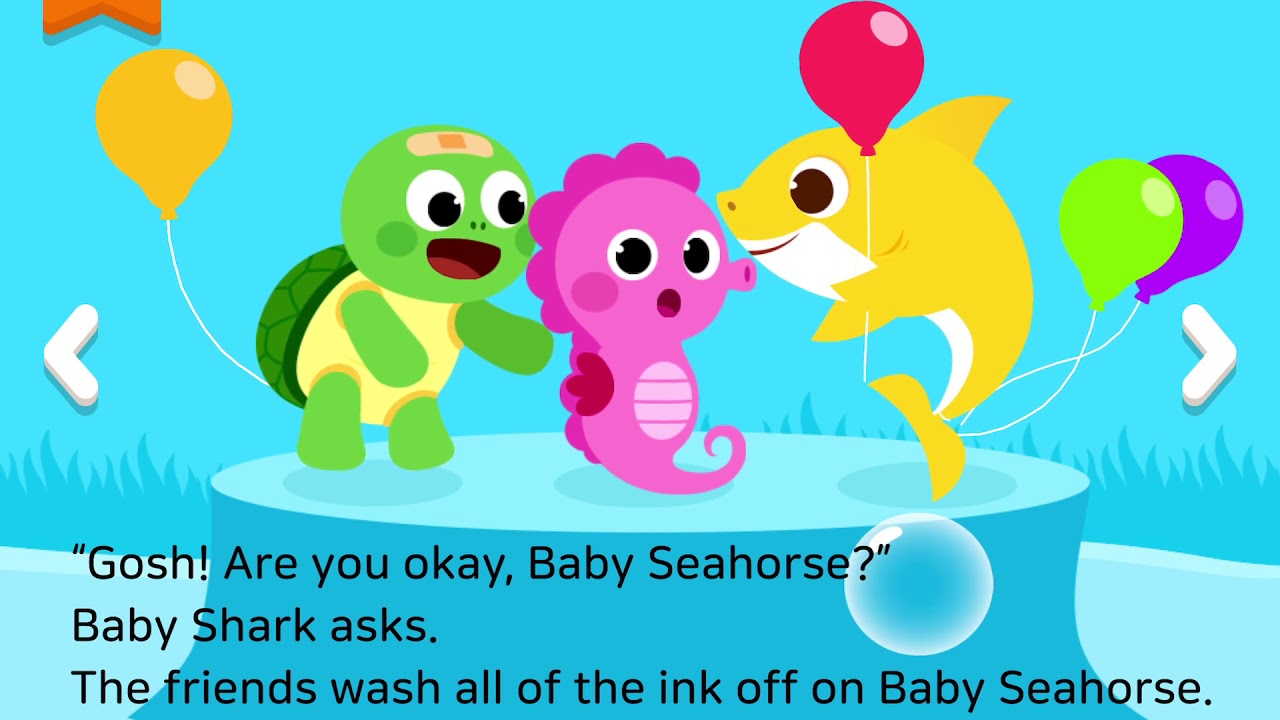 Read and learn with Baby Shark Story Book , Pinkfong