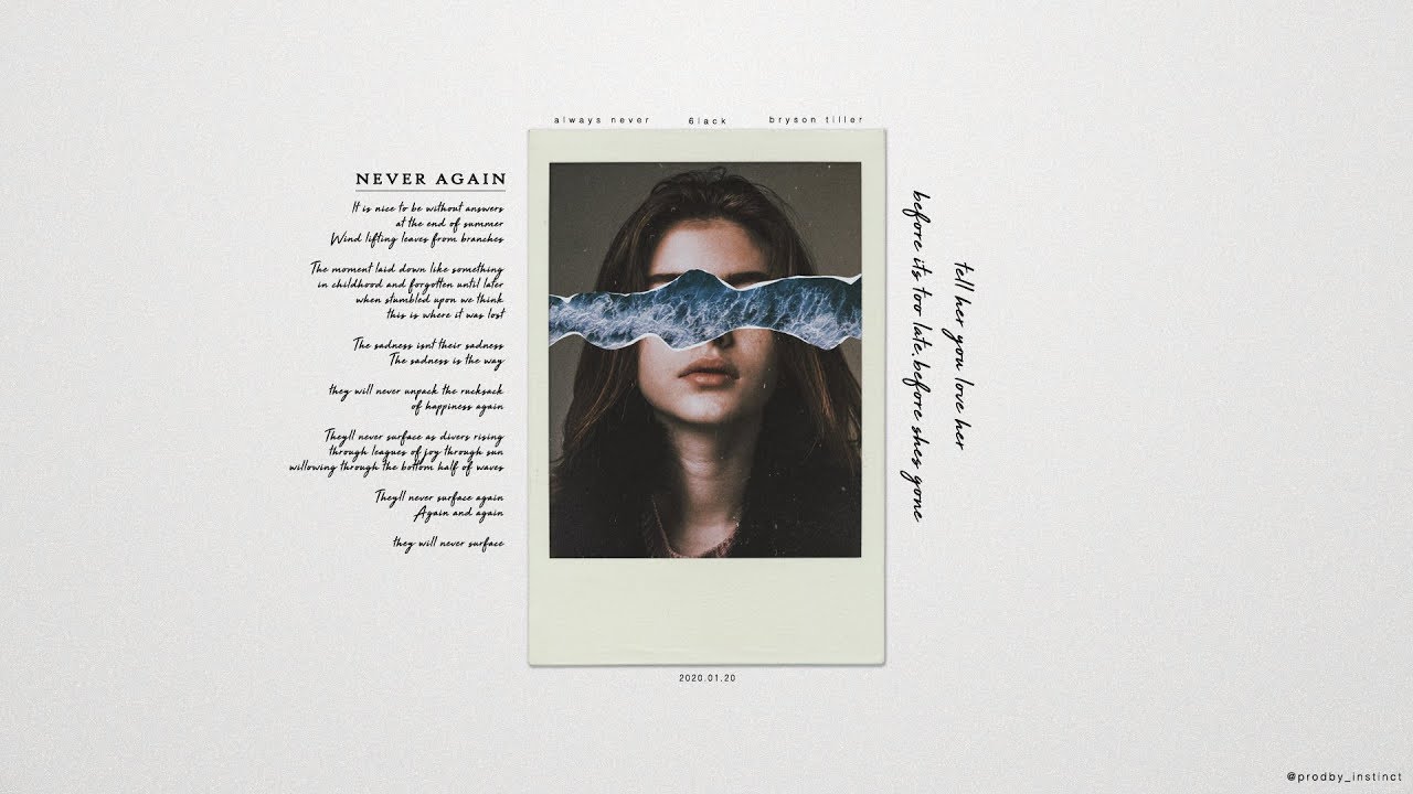 free // Bryson Tiller x 6lack Type Beat // never again