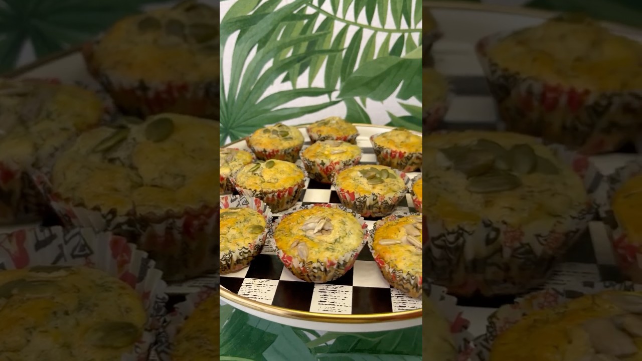 Tuzlu Dereotlu Muffin 