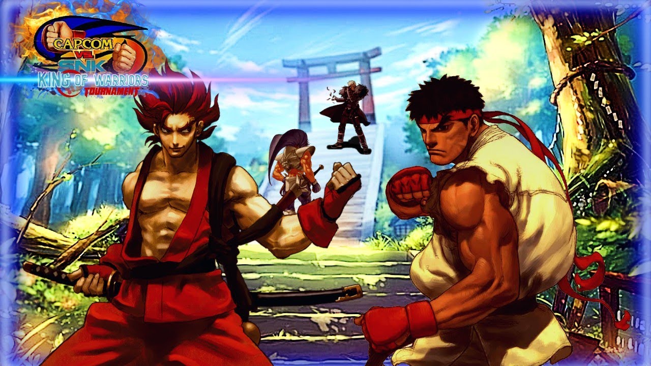CAPCOM VS SNK - king of warriors tournament (IKEMEN GO) - testando o modo hístoria.
