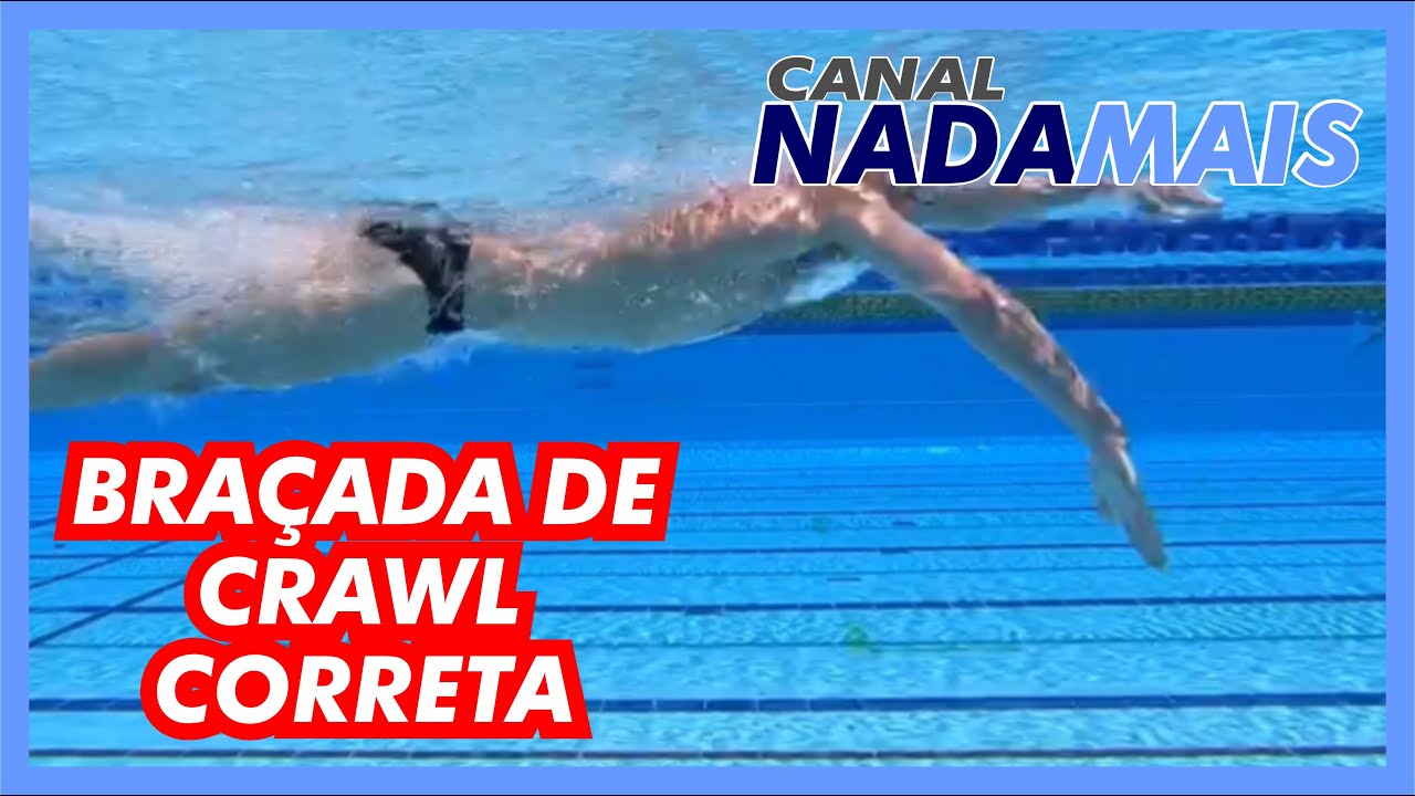 A MELHOR TÉCNICA DA BRAÇADA DE CRAWL | CANAL NADA MAIS