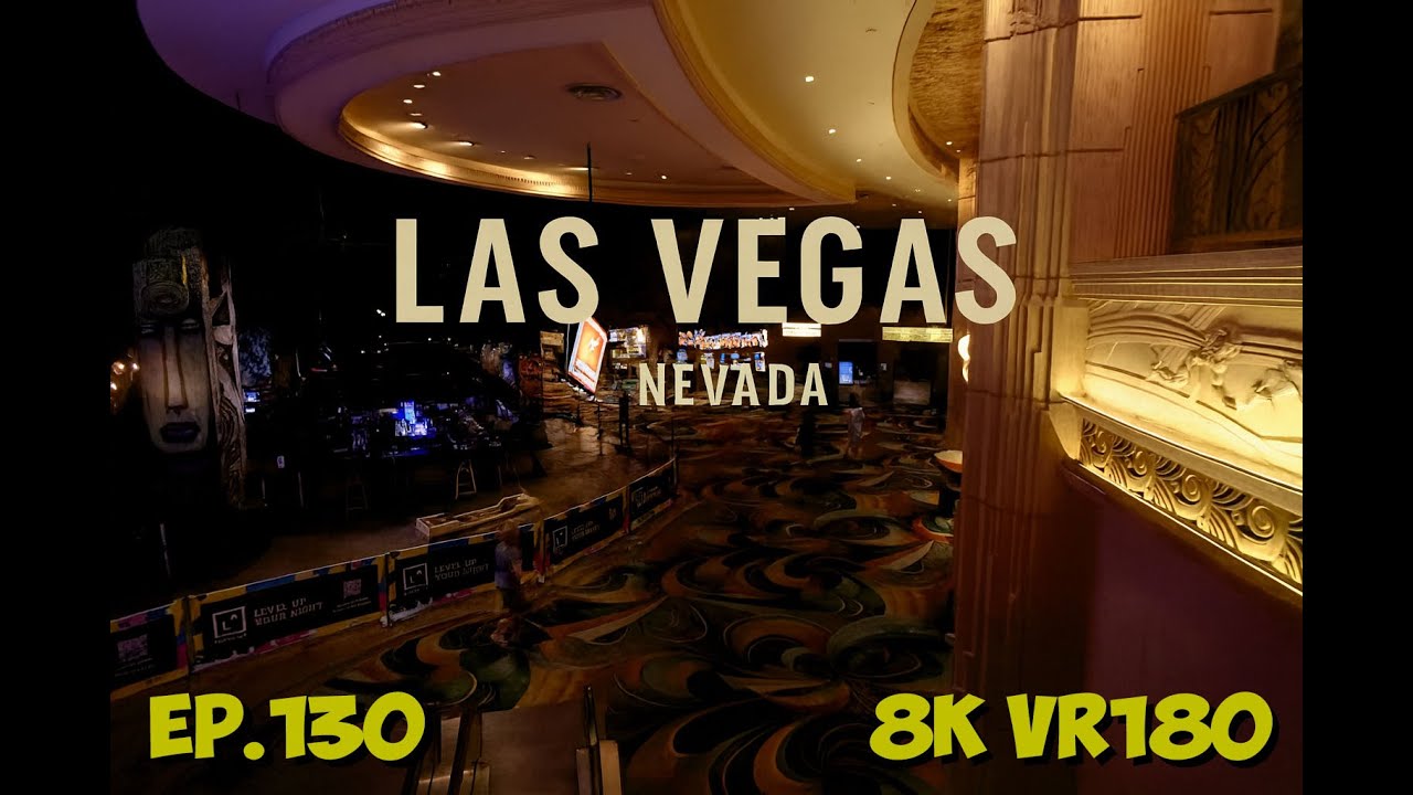 Эпизод 130 Лас-Вегас, Невада – Внутри MGM Grand: прогулка по залу казино 8K VR180 3D Travel