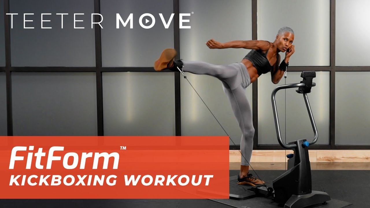 25 Min Kickboxing Workout | FitForm Home Gym | Teeter Move