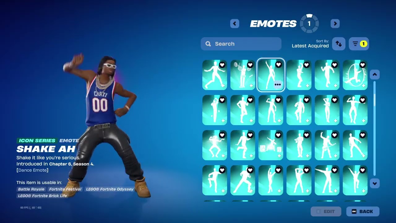 Fortnite Icon Series Emotes & Dances (All Chapters) (Part 1)