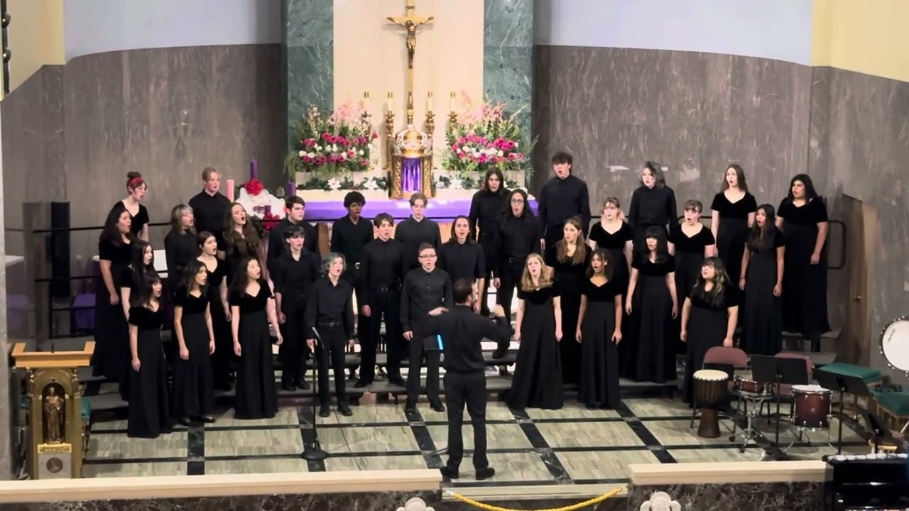 Concert Choir performs “The Dawn” by Daniel Schreiner