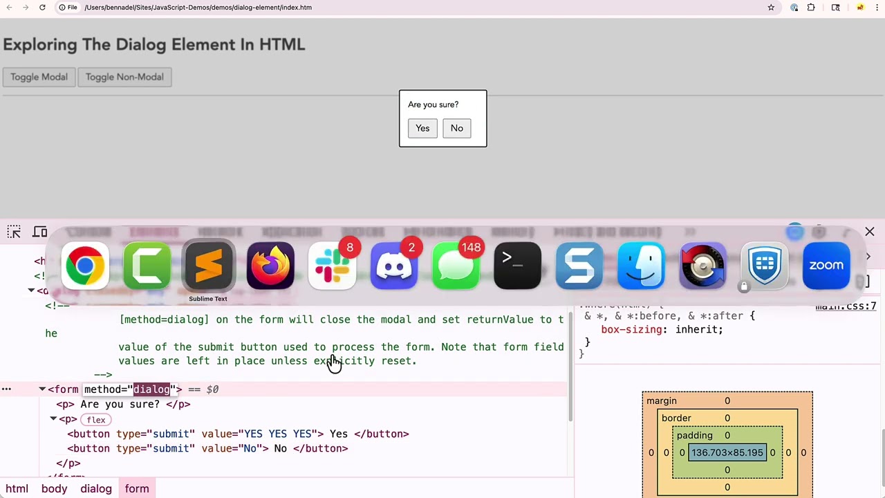 Exploring The Dialog Element In HTML