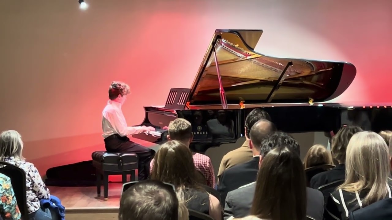 Miles playing Beethoven’s Moonlight Sonata 