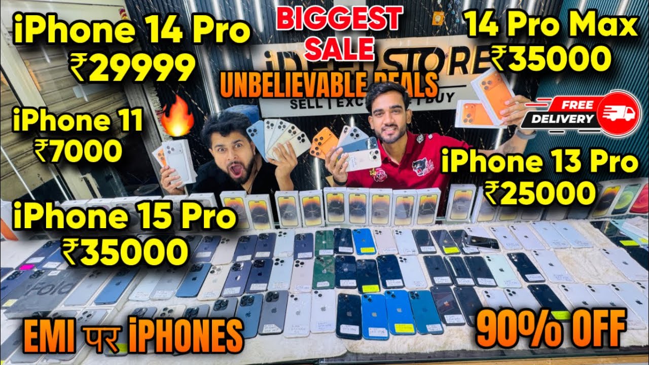 Biggest iPhone Sale Ever 🔥| Cheapest iPhone Market  | Second Hand Mobile  iPhone 17 iphone16 Pro 