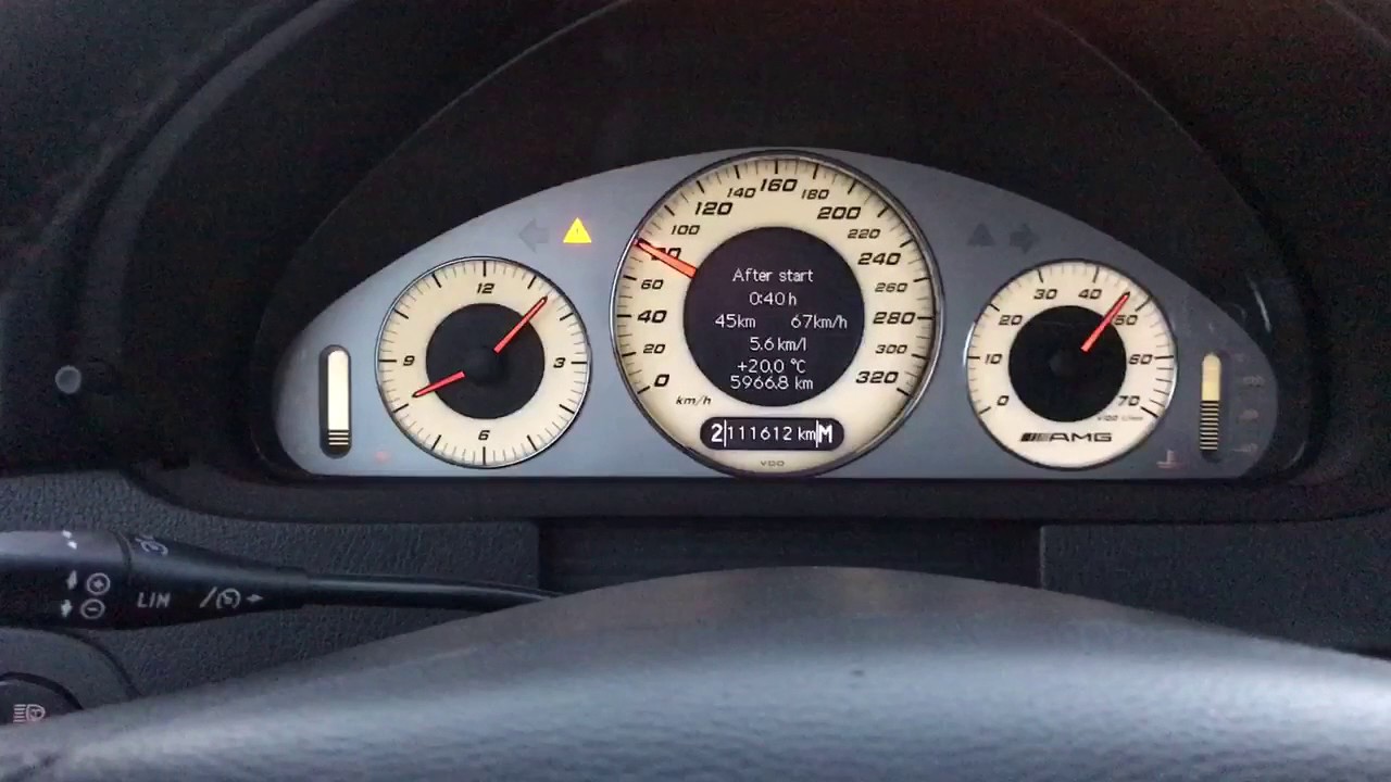 Mercedes Benz CLK 55 AMG Acceleration 0-100