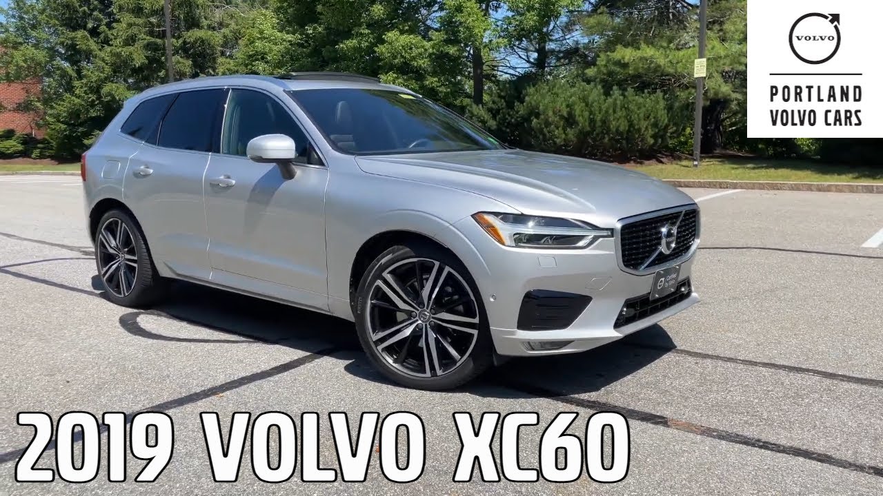 Bright Silver Metallic 2019 Volvo XC60 T6 R-Design with Polestar Optimization