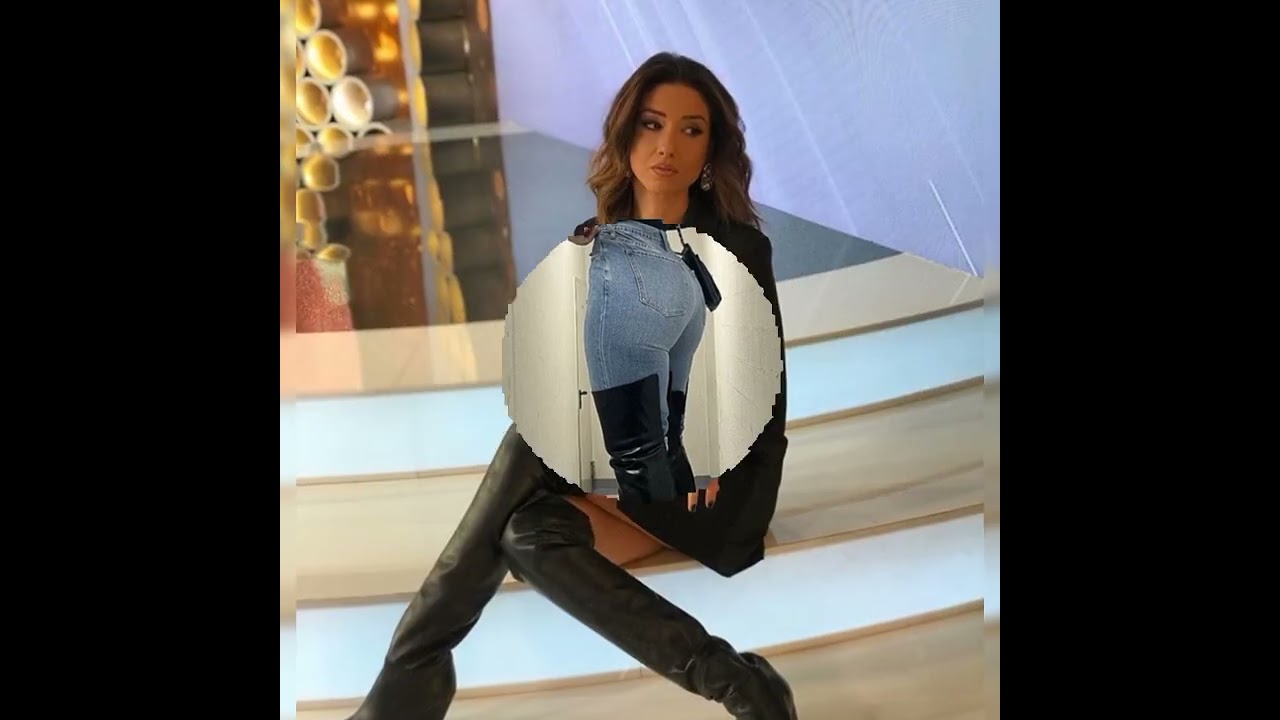 Самые стильные и сексуальные кожаные наряды // высокие сапоги до колен