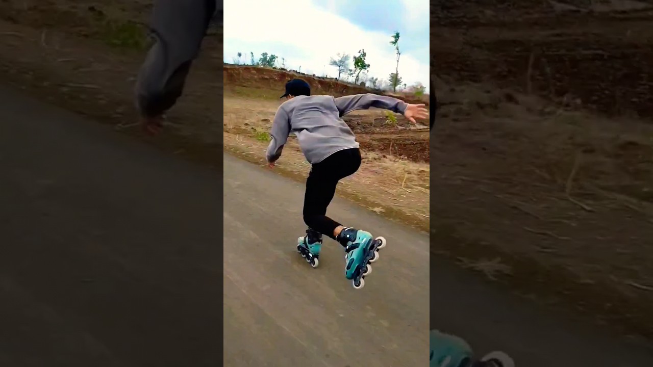 MF 500 Speed Skating 😀 #powerslides #skateshoes