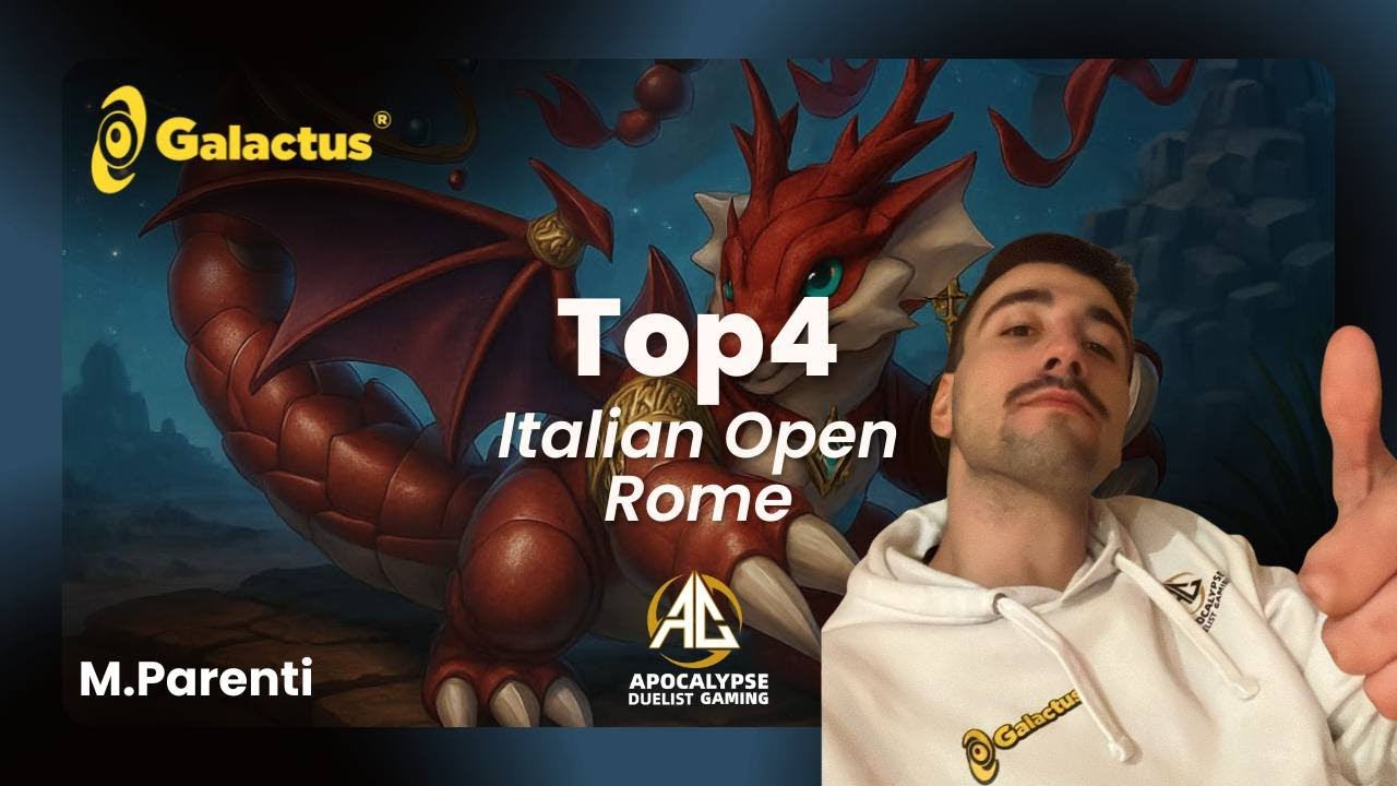 Top 4 Italian Open 2025 Rome ~ Dracotail Branded ~ Marco Parenti