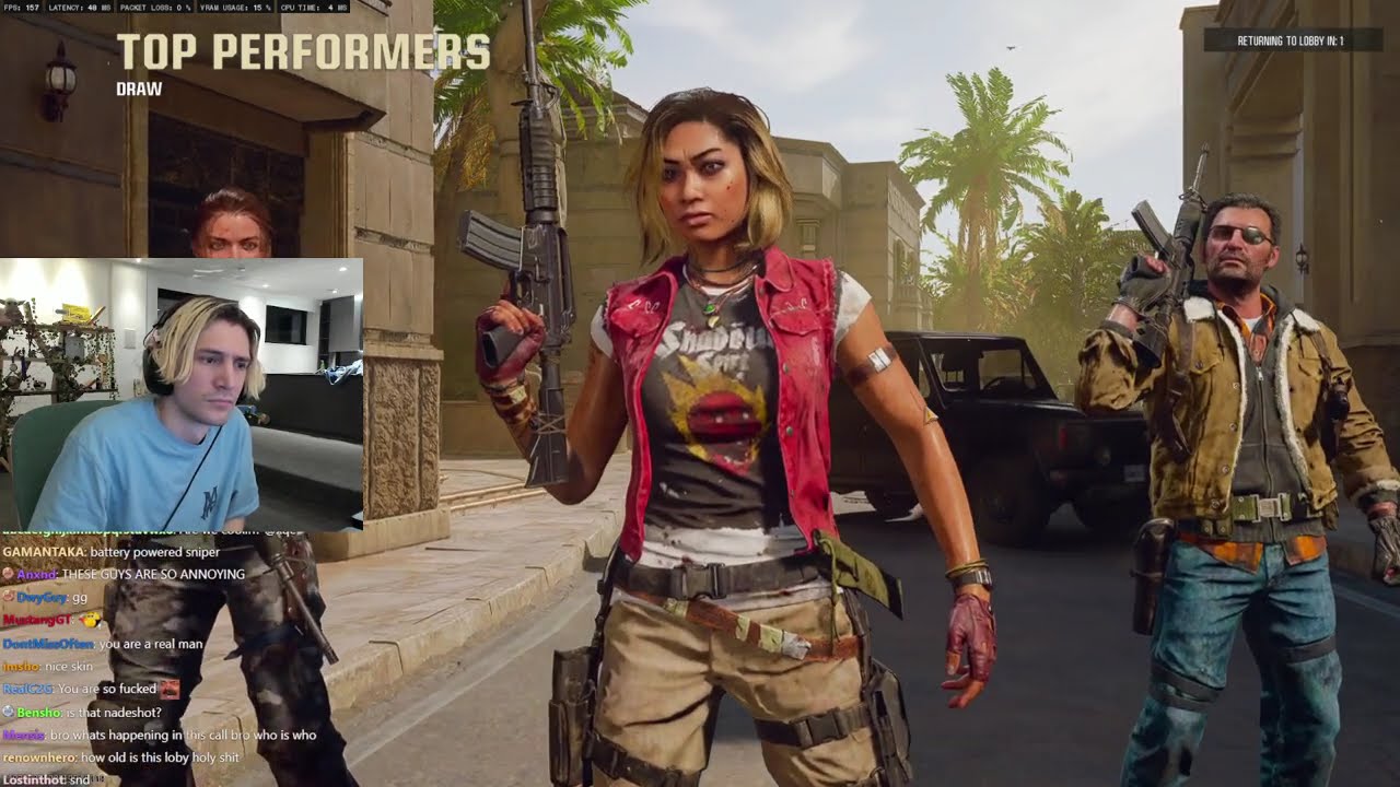 xQc Plays Zombies on Black Ops 6 with friends!