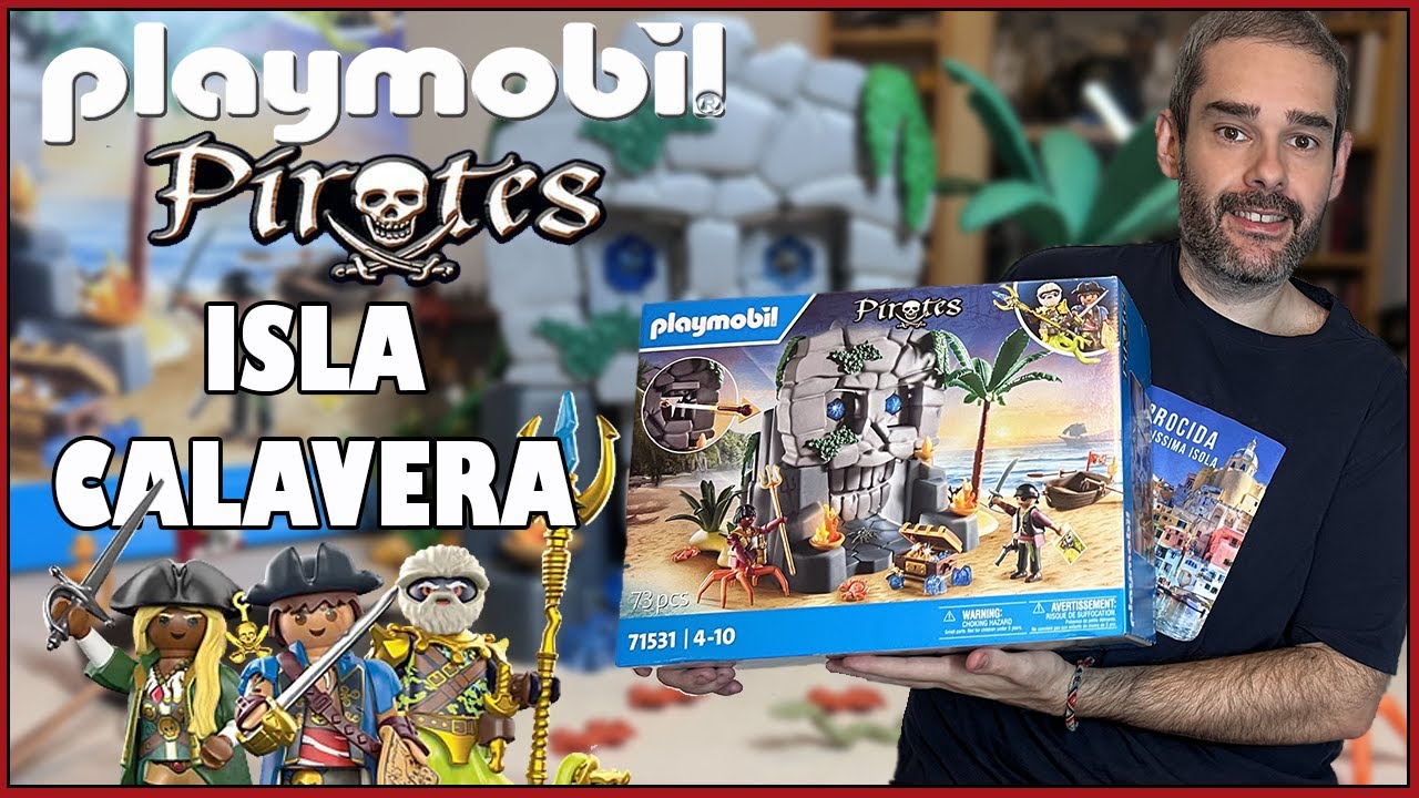 ☠️🏴‍ PLAYMOBIL PIRATAS ☠️🏴‍ Los tesoros ocultos de Isla Calavera 71531