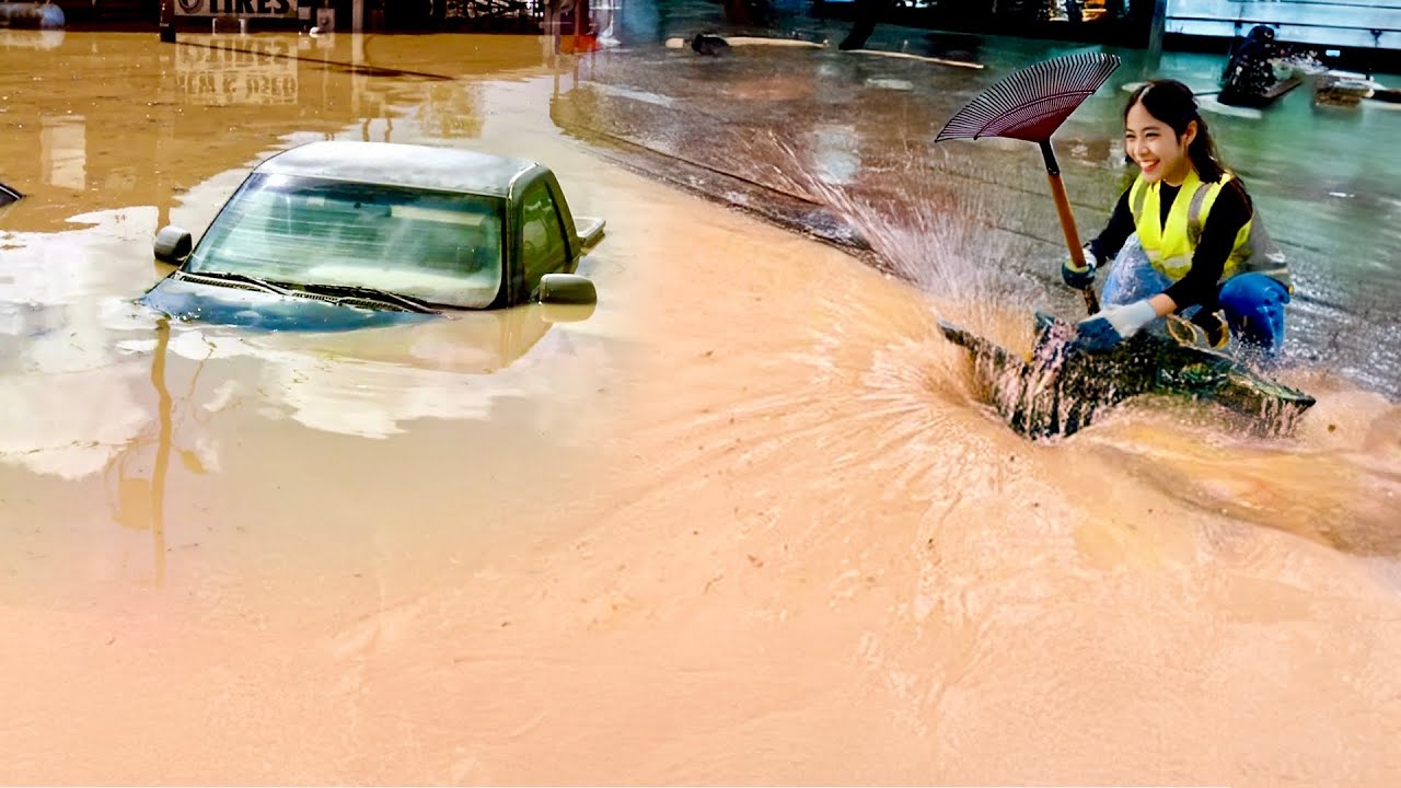 How to Quickly Unclog a Flooded Street Drain