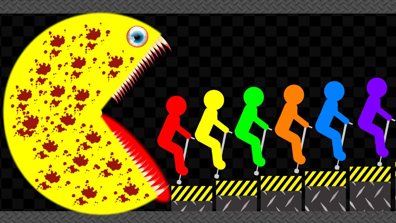 Scary Pacman - Survival Pogostick Race