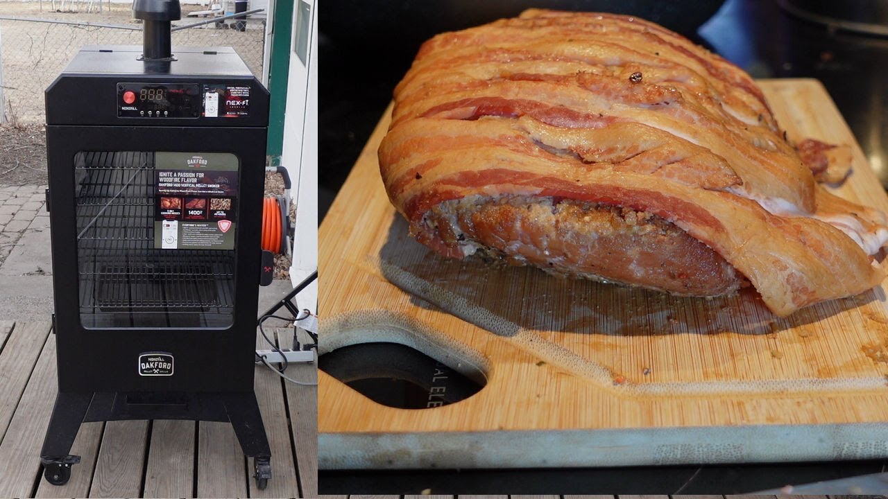 Oakford Vertical Pellet Smoker, first burn-in and first smoke