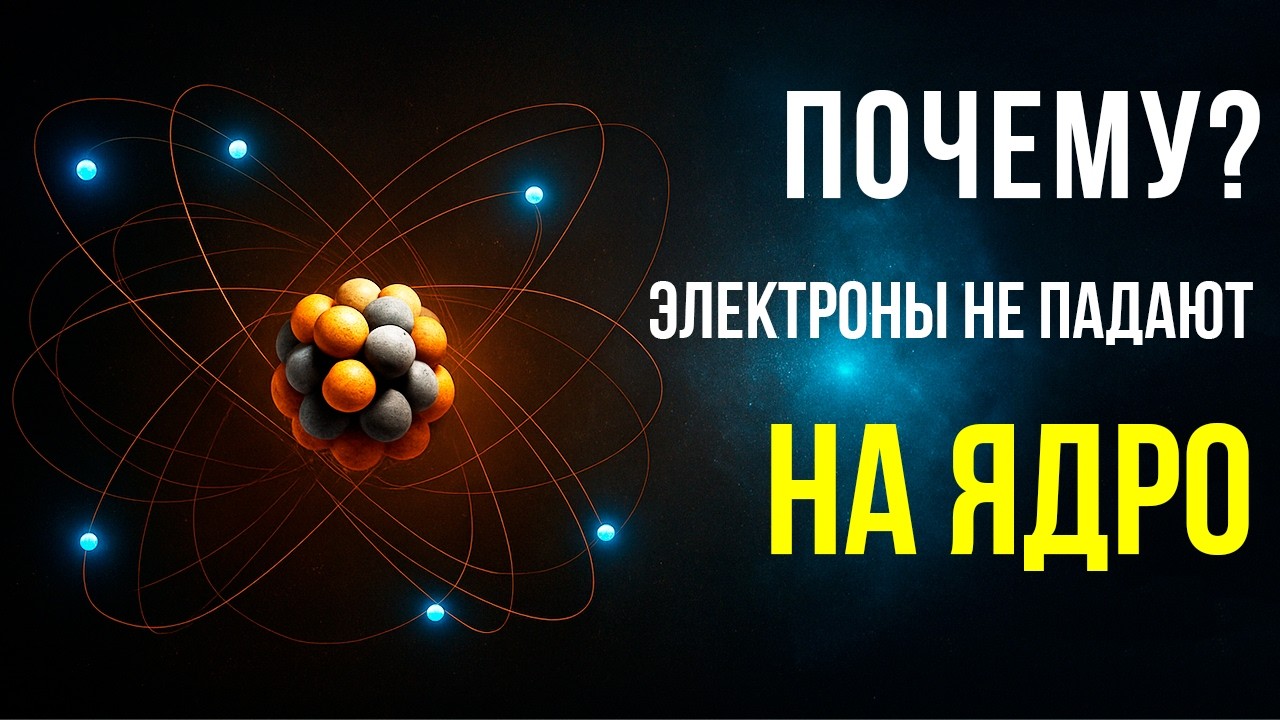 Почему ЭЛЕКТРОНЫ на самом деле НЕ ПАДАЮТ на АТОМНОЕ ЯДРО? 💤Лекция  для сна 💤 СОН ЗА 5 МИНУТ