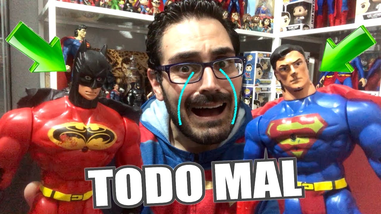 SUPERMAN MUTANTE VS BATMAN DROGATA: EL PEOR UNBOXING EVER