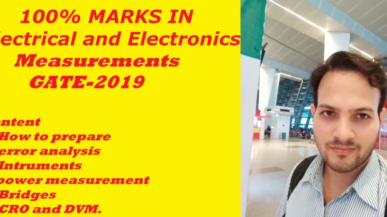 How to study Electrical and electronics measurement for GATE