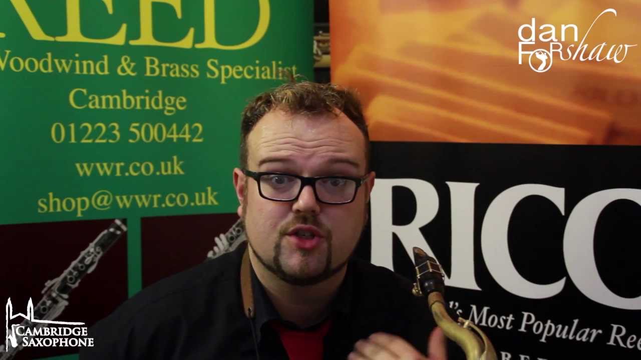 Dan Forshaw of Cambridge Saxophone on Preparing his RICO Reeds