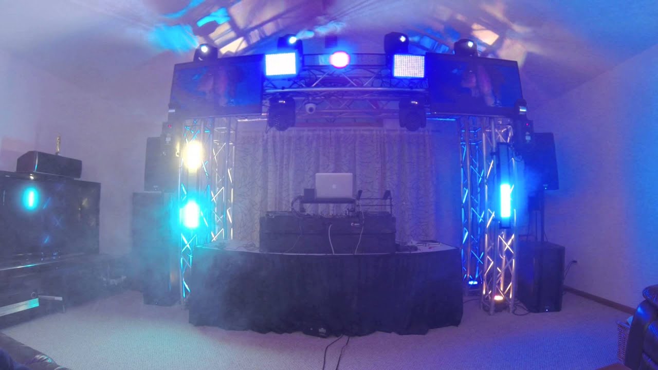 Mobile DJ light setup 2014