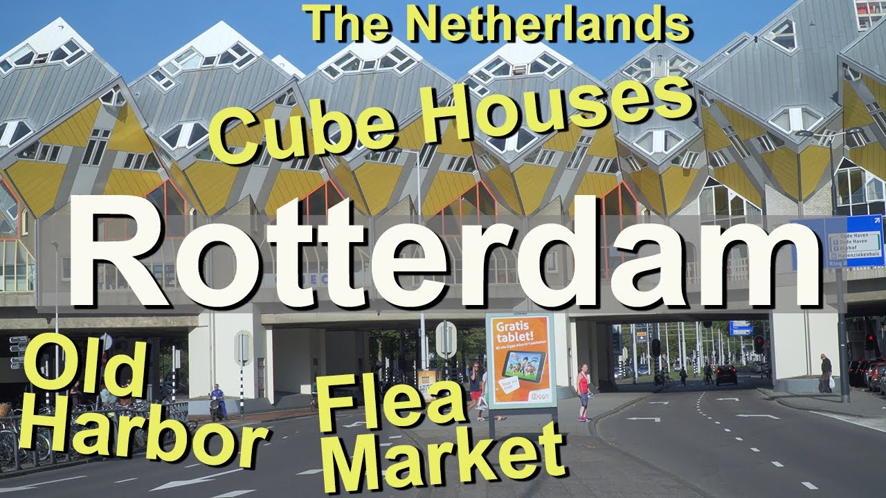 Rotterdam, Blaak Market, Cube Houses, Old Harbor, Netherlands