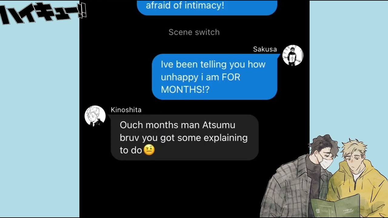 Therapy -Tick, Tick… Boom! || SakuAtsu || AtsuSaku || Angst? || Haikyuu