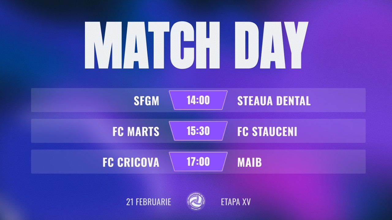 LIGA I | ETAPA XV  |  CRICOVA - MAIB
