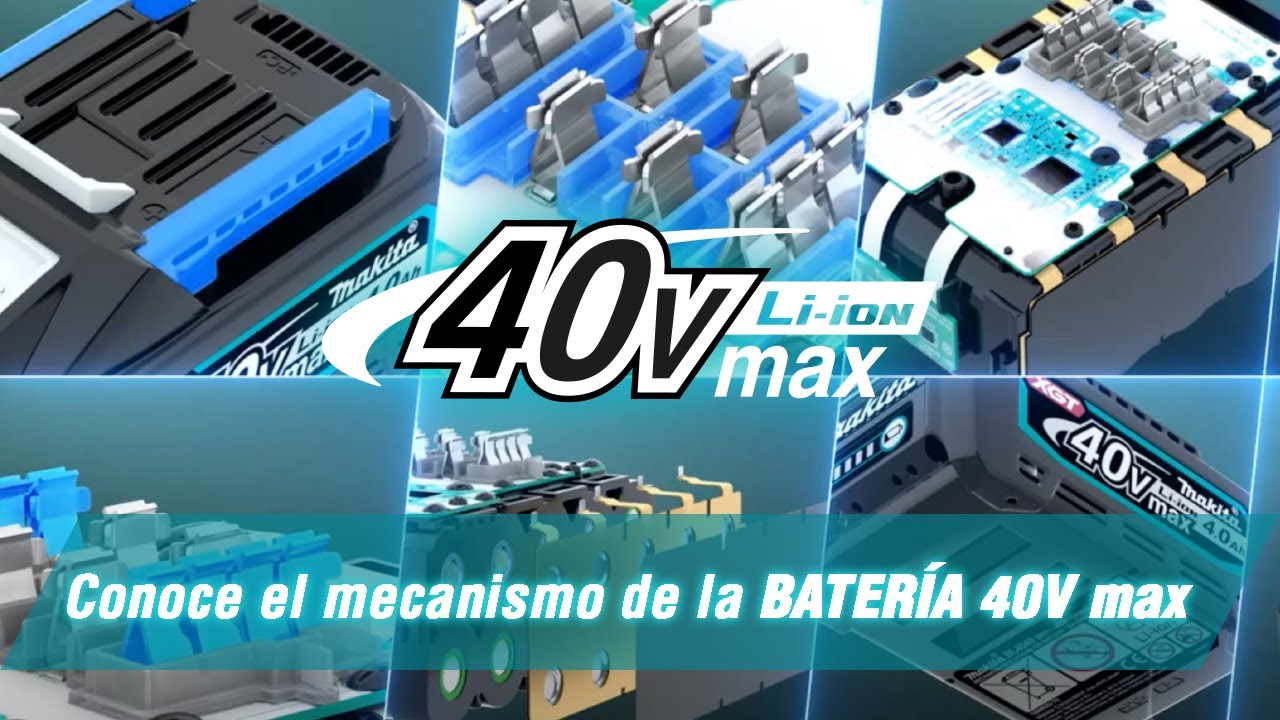 Makita Li ion 40V max series XGT introducing the mechanism