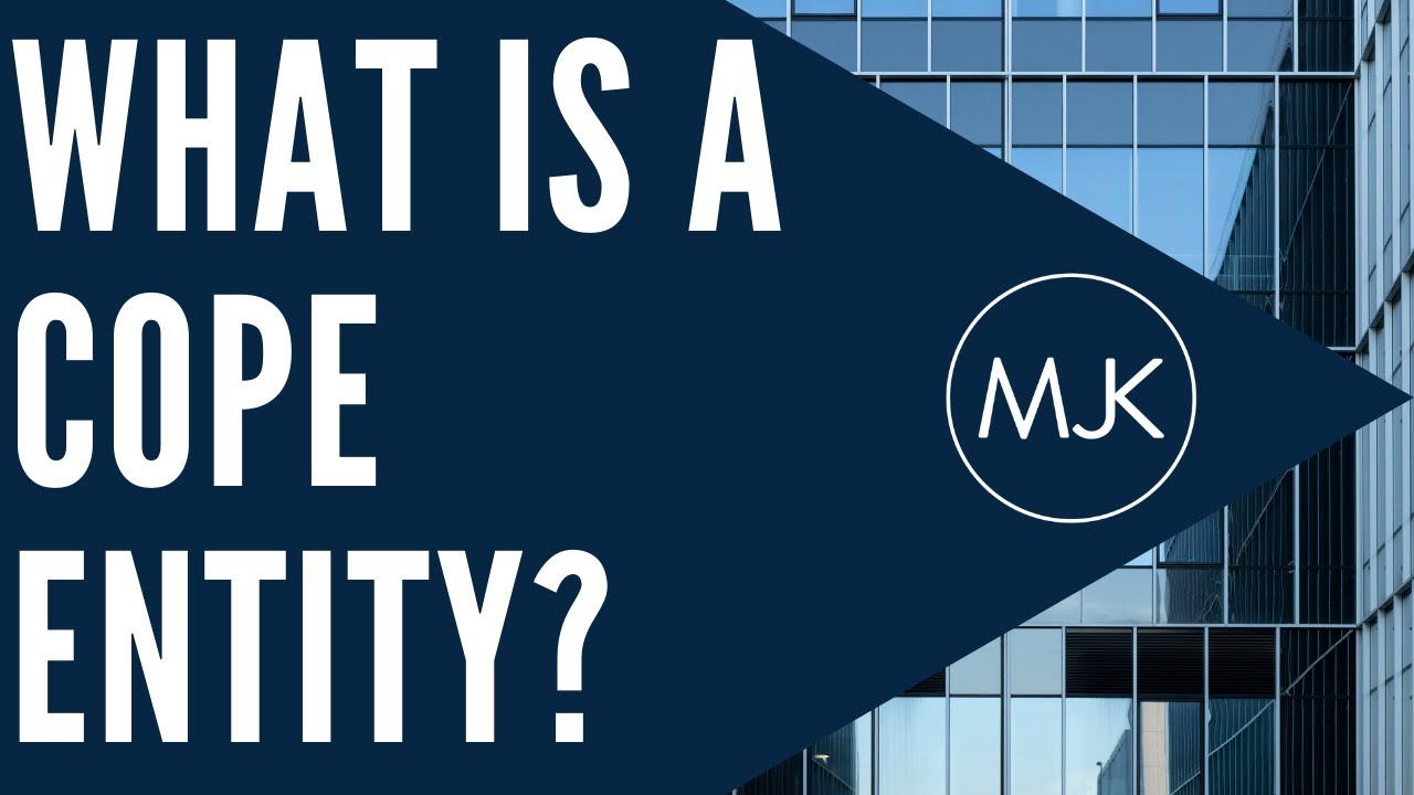 What is a COPE Entity?